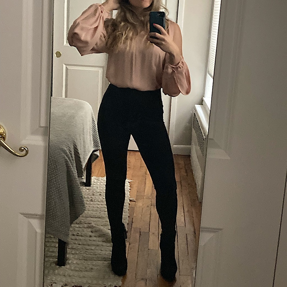 Kobi Halperin 100% Silk Pink Top